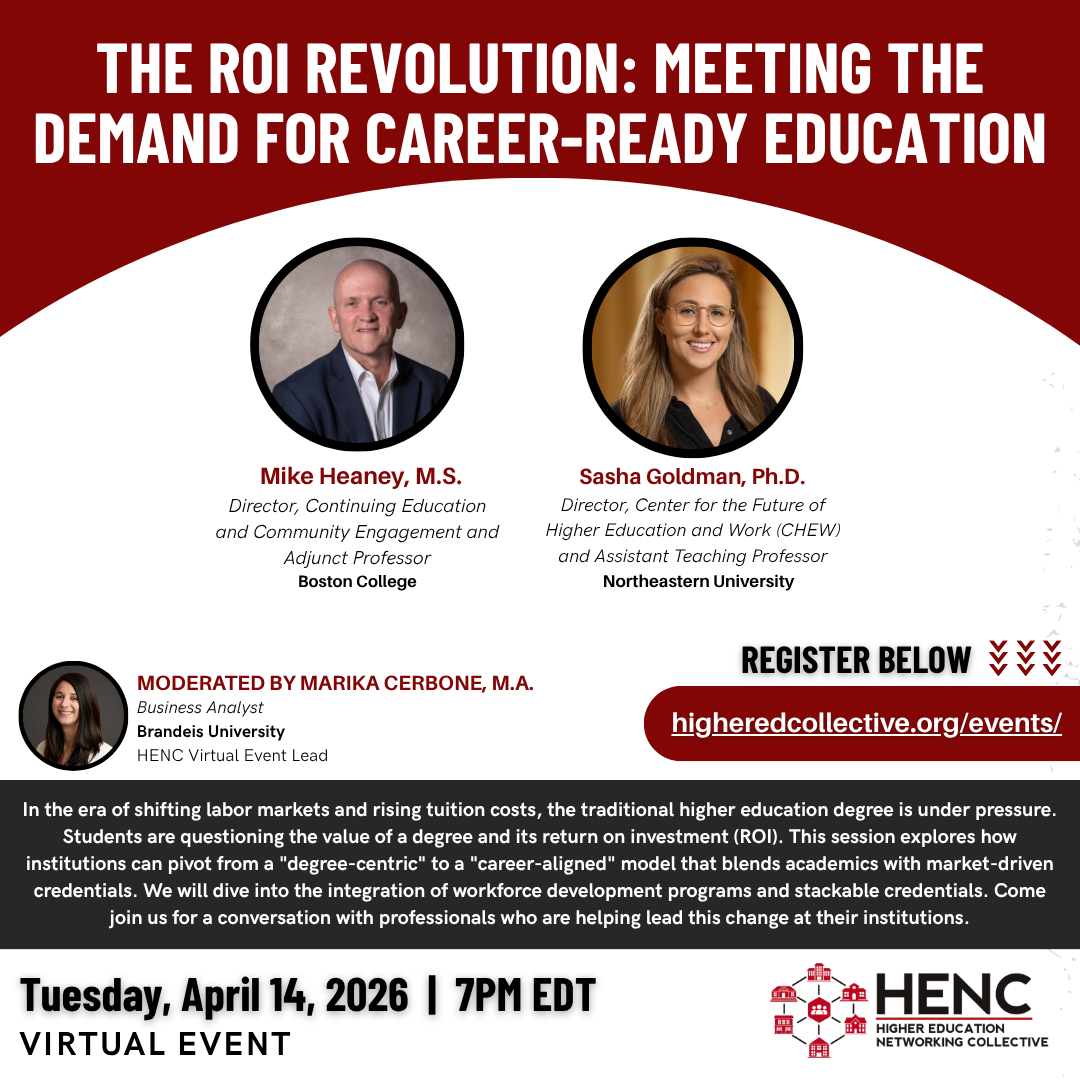 The ROI Revolution event flyer