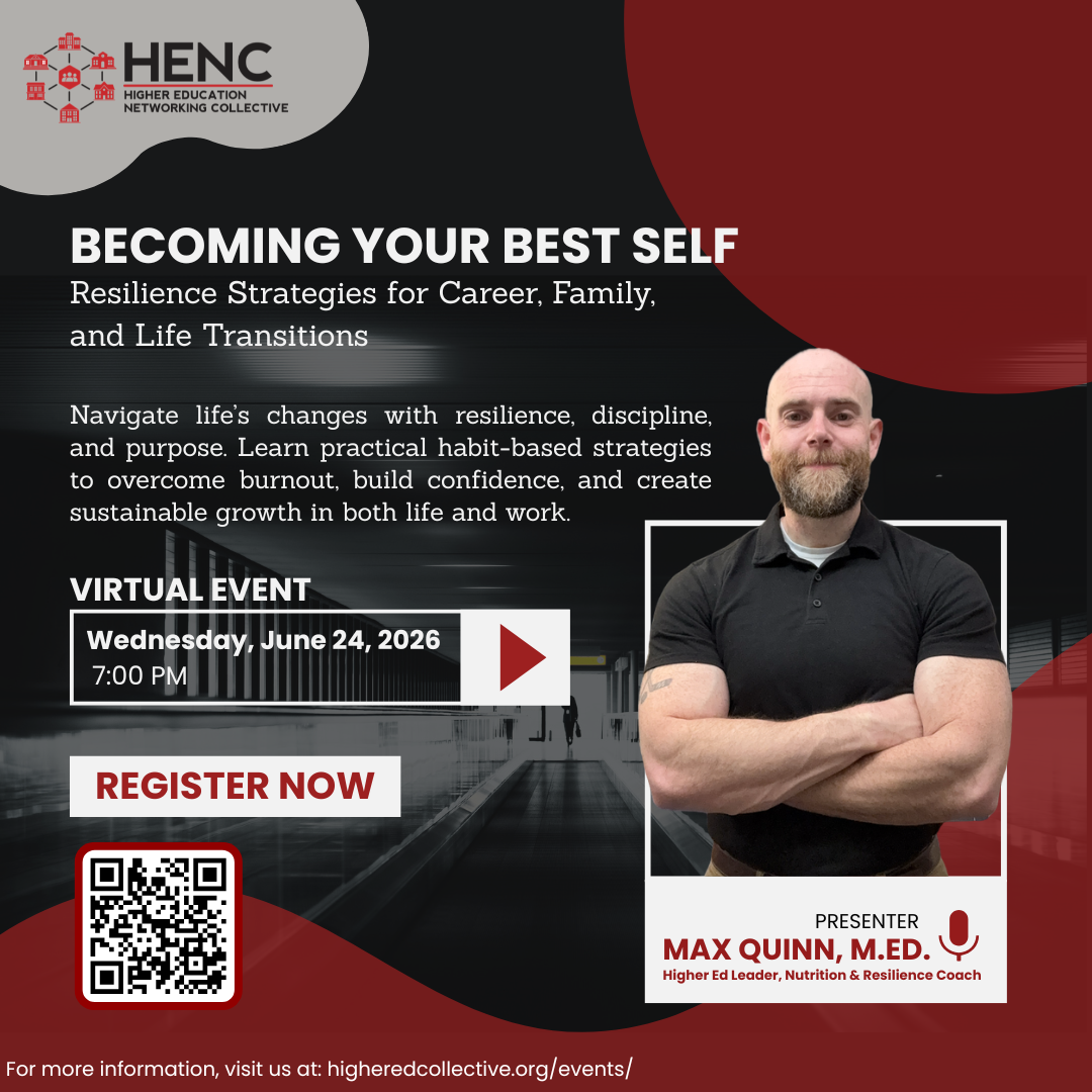 Becoming Your Best Self event flyer